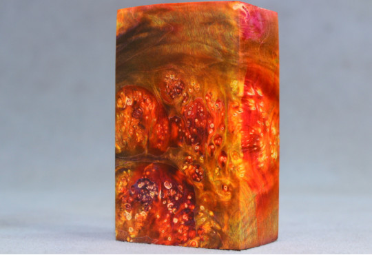 Stabilized Maple Burl Wood Mod Block